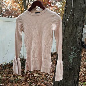 Central park west bell sleeve sweater